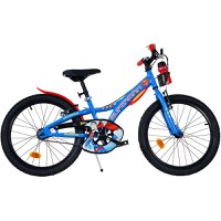 Bicicleta copii Dino Bikes Superman 20 inch, varsta 7-11 ani, inaltimea 120-145 cm, frana de mana pe roata fataspate, suport cu sticla de apa, cric, claxon pe ghidon, rotile sunt prevazute cu reflectoare, anvelope gonflabile - 5