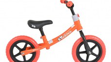 Bicicleta copii fara pedale Byox 2B balance Red 12 inch, de la 2 ani pana la greutatea de 20 kg, ghidon reglabil pe inaltime, roti din spuma EVA, inaltimea scaunului reglabila de la 35 cm la 45 cm