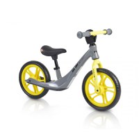 Bicicleta copii fara pedale Byox Go On grey 12 inch, roti din spuma EVA, scaun reglabil 32-41 cm, cadru din aliaj de magneziu, roti din spuma rezistenta, greutate maxima 30 kg - 7