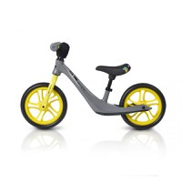 Bicicleta copii fara pedale Byox Go On grey 12 inch, roti din spuma EVA, scaun reglabil 32-41 cm, cadru din aliaj de magneziu, roti din spuma rezistenta, greutate maxima 30 kg - 2