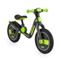Bicicleta copii fara pedale Byox Harly Green 12 inch, de la 2 ani pana la 50 kg, scaun moale reglabil de la 33-38 cm,  anvelope din cauciuc plin, manere din cauciuc moale - 3