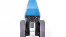 Bicicleta copii fara pedale Funny Wheels Rider Sport 2 in 1 Blue, transformabila din bicicleta cu 3 roti in 2 roti, varsta 1- 3 ani, inaltime scaun 27-29 cm, roti de cauciuc, greutate redusa 1,7 kg