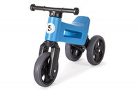Bicicleta copii fara pedale Funny Wheels Rider Sport 2 in 1 Blue, transformabila din bicicleta cu 3 roti in 2 roti, varsta 1- 3 ani, inaltime scaun 27-29 cm, roti de cauciuc, greutate redusa 1,7 kg - 8