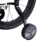 Bicicleta copii Lamborghini cadru magneziu alba 14 inch ,scaun reglabil de la 50 la 55 cm, potrivita pentru copii cu inaltimi intre 95-120 cm, frane pe ghidon, pedale antiderapabile, roti pneumatice cu jenti din aluminiu - 1