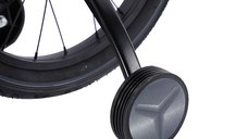 Bicicleta copii Lamborghini cadru magneziu alba 14 inch ,scaun reglabil de la 50 la 55 cm, potrivita pentru copii cu inaltimi intre 95-120 cm, frane pe ghidon, pedale antiderapabile, roti pneumatice cu jenti din aluminiu