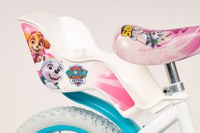 Bicicleta copii Toimsa Paw Patrol Girl 16 inch, cu cosulet frontal si scaunel pentru papusi, de la 5 ani, inaltimea recomandata 110-120 cm, scaun si ghidon reglabile, roti ajutatoare detasabile - 2