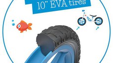 Bicicleta de echilibru, Chillafish Charlie Blue, Usoara, Cu ghidon si sa reglabile, Greutate 2.5 Kg, Cu roti din spuma EVA, 10 inch, Pentru 18-48 luni