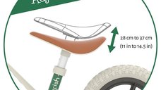 Bicicleta de echilibru, Chillafish Charlie Forest, Usoara, Cu ghidon si sa reglabile, Greutate 2.5 Kg, Cu roti din spuma EVA, 10 inch, Pentru 18-48 luni