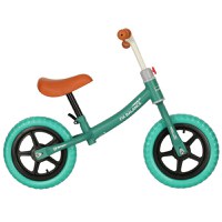 Bicicleta de echilibru fara pedale pentru copii, Ikonka, cu ghidonul si saua reglabile in inaltime, greutate redusa 1.8 kg, Trike Fix Balance Turcoaz - 5