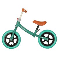 Bicicleta de echilibru fara pedale pentru copii, Ikonka, cu ghidonul si saua reglabile in inaltime, greutate redusa 1.8 kg, Trike Fix Balance Turcoaz - 6