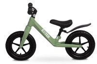 Bicicleta de echilibru fara pedale pentru copii Toyz Exter Green,Roti gonflabile,Sa confortabila din piele cu inaltime reglabila,Protectie noroi,Manere antiderapante,De la 3ani sau maxim 30kg - 1
