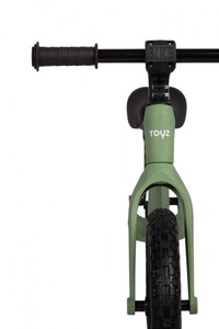 Bicicleta de echilibru fara pedale pentru copii Toyz Exter Green,Roti gonflabile,Sa confortabila din piele cu inaltime reglabila,Protectie noroi,Manere antiderapante,De la 3ani sau maxim 30kg - 4