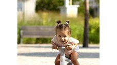 Bicicleta de echilibru Nukido cu inaltime sezut reglabila Bej