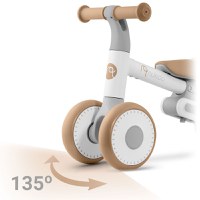 Bicicleta de echilibru Nukido cu inaltime sezut reglabila Bej - 8