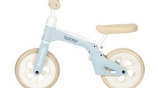 Bicicleta de tranzitie pentru copii Lorelli Spider Blue fara pedale, ghidon reglabil, sezut ajustabil, limitator de directie, cadru din aluminiu, roti 10 inch, greutate admisa 20 kg