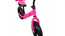 Bicicleta fara pedale cu roti din spuma Eva R-Sport R7 roz