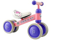 Bicicleta fara pedale cu roti duble pentru copii Pink Bello LeanToys 5262 - 3