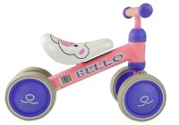 Bicicleta fara pedale cu roti duble pentru copii Pink Bello LeanToys 5262 - 1