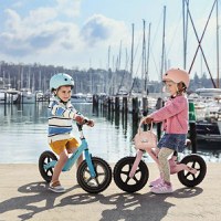Bicicleta fara pedale Free2Move Cool Bike Pink cu ghidon si sa reglabile, roti din Eva, greutate admisa 30 kg, roti 12 inch, 24 luni+ - 1