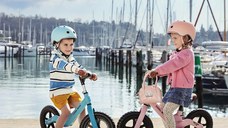 Bicicleta fara pedale Free2Move Cool Bike Pink cu ghidon si sa reglabile, roti din Eva, greutate admisa 30 kg, roti 12 inch, 24 luni+