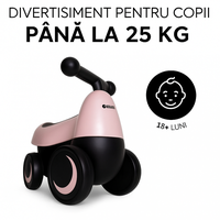 Bicicleta fara pedale Hauck Ride On 1st Ride Four Matt Pink 18 luni+ - 1
