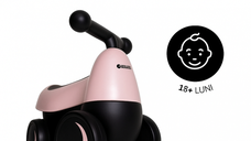 Bicicleta fara pedale Hauck Ride On 1st Ride Four Matt Pink 18 luni+