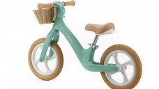 Bicicleta fara pedale pentru copii, Adamex Pixie, cu roti de 12 inch din spuma PU, cu cosulet, design retro, scaun reglabil, inaltime sezut 33-43 cm, sarcina maxima admisa 50 kg, 2-6 ani, Prestige Mint