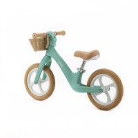 Bicicleta fara pedale pentru copii, Adamex Pixie, cu roti de 12 inch din spuma PU, cu cosulet, design retro, scaun reglabil, inaltime sezut 33-43 cm, sarcina maxima admisa 50 kg, 2-6 ani, Prestige Mint - 1