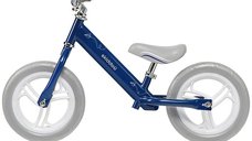 Bicicleta fara pedale Skiddou Nils Denim Bleumarin 12 inch - Cadru din aluminiu usor, scaun reglabil, roti din spuma EVA+PU
