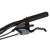 Bicicleta MTB Carpat Invictus C2757C NegruGri, roti 27.5 inch, 21 viteze, inaltime utilizator 160-175 cm, greutate suportata 120 kg - 2