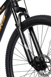 Bicicleta MTB-Full Suspension Velors Trail V24271D NegruGalben 24 inch, echipare Shimano, 21 viteze, manete secventiale, frane disc mecanice - 2