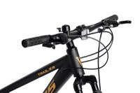 Bicicleta MTB-Full Suspension Velors Trail V24271D NegruGalben 24 inch, echipare Shimano, 21 viteze, manete secventiale, frane disc mecanice - 4