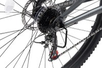 Bicicleta MTB-Full Suspension Velors Trail V26271D GriNegru 26 inch, echipare Shimano, 21 viteze, manete secventiale, frane disc mecanice - 2