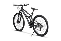 Bicicleta MTB-Full Suspension Velors Trail V26271D GriNegru 26 inch, echipare Shimano, 21 viteze, manete secventiale, frane disc mecanice - 5
