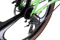 Bicicleta MTB-HT Velors Power 2.7 V27302M VerdeAlbNegru 27 inch cadru aluminiu - 4