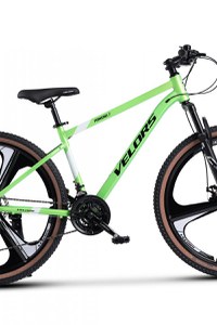 Bicicleta MTB-HT Velors Power 2.7 V27302M VerdeAlbNegru 27 inch cadru aluminiu - 6