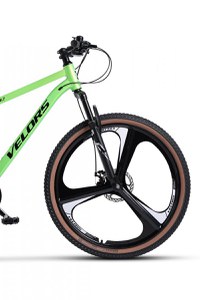 Bicicleta MTB-HT Velors Power 2.7 V27302M VerdeAlbNegru 27 inch cadru aluminiu - 7