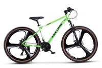 Bicicleta MTB-HT Velors Power 2.7 V27302M VerdeAlbNegru 27 inch cadru aluminiu - 8