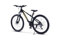 Bicicleta MTB Ride Carpat C29303H NegruGalben, roti 29 inch, echipare Shimano, manete secventiale, frane hidraulice, cabluri integrate, 21 viteze - 2