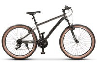 Bicicleta MTB Velors Mercury V26301G GriNegru, Schimbator spate Carpat, Roti 26 Inch, Manete Schimbator Rotative, 21 viteze, Frane Mecanice Disc fataspate - 1