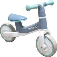 Bicicleta pentru copii Baby Care Balance Bike X11 Turquoise fara pedale, Sa din piele ecologica, cosulet de depozitare, Roti din spuma cauciucata EVA, Greutate admisa 30 kg - 4