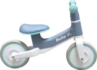Bicicleta pentru copii Baby Care Balance Bike X11 Turquoise fara pedale, Sa din piele ecologica, cosulet de depozitare, Roti din spuma cauciucata EVA, Greutate admisa 30 kg - 1