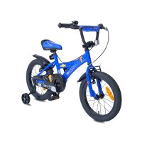 Bicicleta pentru copii Byox cu roti ajutatoare Devil 16 Albastra - 1