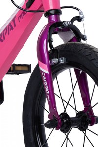 Bicicleta pentru copii Carpat Pro C14122B RozFucsia, roti 14 inch, inaltime utilizator 75-100 cm, greutate suportata 50 kg - 2