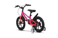 Bicicleta pentru copii Carpat PRO C16144B 16 inch FucsiaRoz 4-6 ani Cadru aluminiu cu Suspensie, Frane mecanice disc, Aparatoare lant, Janta Magneziu, Aparatori noroi fataspate, Sonerie - 4