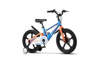 Bicicleta pentru copii Carpat PRO C18144B 18 inch AlbastruPortocaliu 5-7 ani Cadru aluminiu cu Suspensie, Frana spate tambur, frana fata V-Brake, Aparatoare lant, Janta Magneziu, Aparatori noroi fataspate, Sonerie - 4