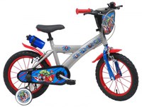 Bicicleta pentru copii Denver Avengers 14 inch, frana de mana pe ambele roti, claxon, sticla de apa, aparatoare noroi fata si spate, spite metalice, roti gonflabile - 1