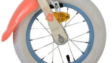 Bicicleta pentru copii EL Disney Stitch 12 inch, frana de mana pe ambele roti, scaun si ghidon reglabil, spite metalice, roti gonflabile, stopuri reflectorizante