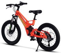 Bicicleta pentru copii MTB-FS Carpat C20344A PortocaliuVerde, roti 20, inaltime utilizator 120-155 cm, greutate suportata 80 kg - 1