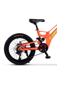 Bicicleta pentru copii MTB-FS Carpat C20344A PortocaliuVerde, roti 20, inaltime utilizator 120-155 cm, greutate suportata 80 kg - 3